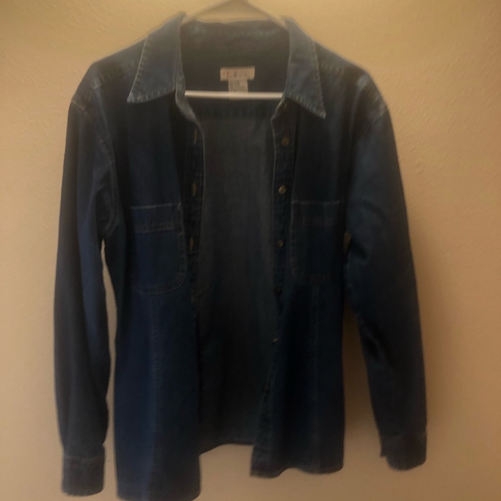 Talbots Jean Shirt M